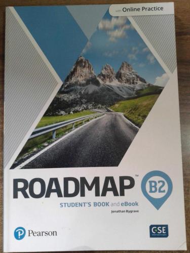 ROADMAP B2 STUDENT'S BOOK and ebook with online practice kod açılmamış (tertemiz yazı işaretleme yok.)