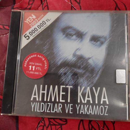 Sadece kapak AHMET KAYA YILDIZLAR VE YAKAMOZ CD