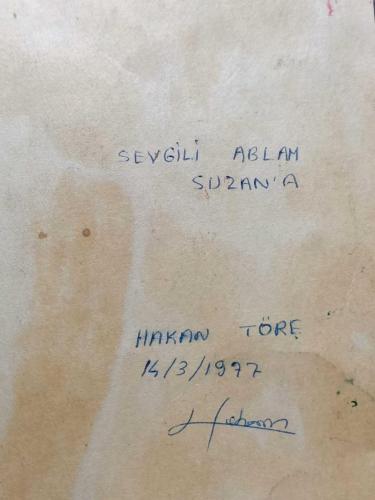 VINTAGE İMZALI TARİHLİ VAZODA ÇİÇEKLER YAĞLIBOYA RESİM