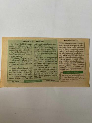 31 Ocak 2010 Orijinal Takvim Yaprağı-Doğum Günü-Söz,Nişan,Nikâh,Düğün ve Önemli Günler Hediyesi-Nesil Takvim-Ayet,Hadis (Bediüzzaman)--Ismail Hakkı Izmirli’nin vefatı (1946)-Ankara Televizyonu deneme yayınına başladı (1968)-“Devlete Borçlanamam!”-Estetik Ameliyat-Günün Duası-Çocuğunuza İsim:Kız:Kevser,Erkek:Günay