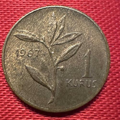 Türkiye 1 Kuruş 1967.