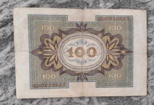 100 SENELİK -1922 D REİCH KAĞIT PARALAR 5 ADET 10 -50 mark 1000 5000 20000 BİN MARK