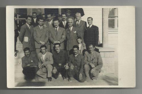 30 AĞUSTOS 1949 GÜNÜ III.DEVRE ŞEBİNKARAHİSAR İŞLETMESİNDEN KURS MÜDÜRÜNE İMZALI HATIRA FOTOĞRAFI...