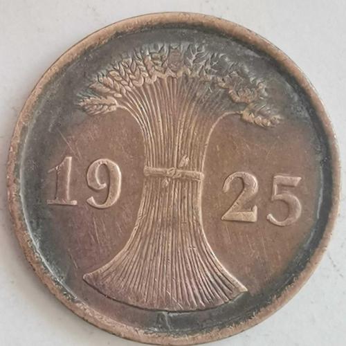 ALMANYA  1925 A    2  PFENNIG
