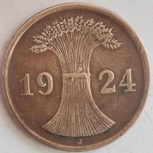 ALMANYA  1924 J    2  PFENNIG