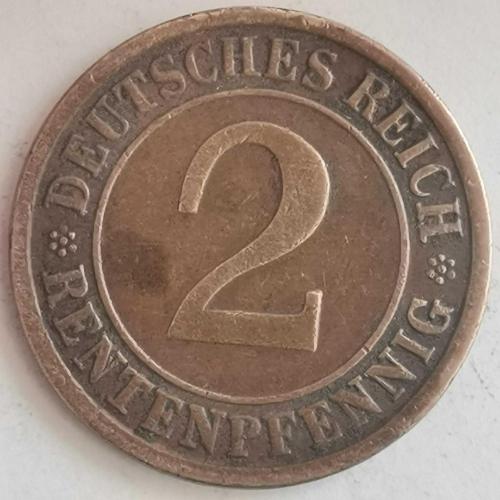 ALMANYA  1924 J    2  PFENNIG