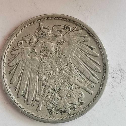 ALMANYA  1911 F    5  PFENNIG