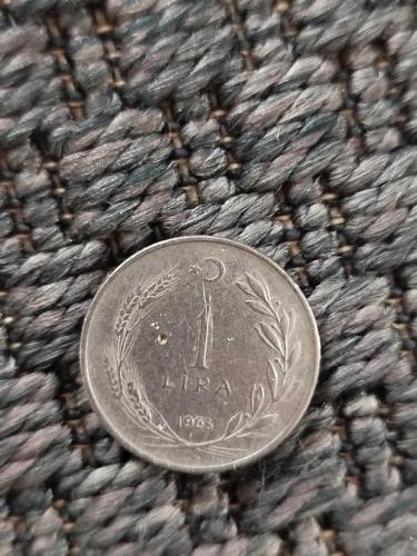 1 Lira 3 adet var