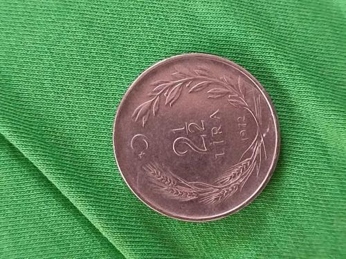 2.5 Lira 1977 koleksiyonluk para