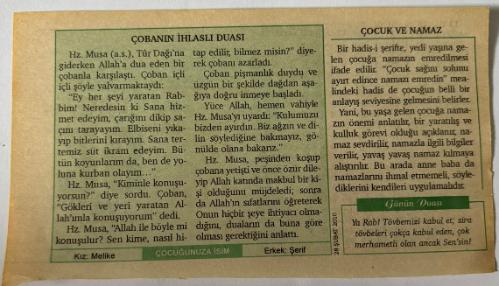 28 Şubat 2010 Orijinal Takvim Yaprağı-Doğum Günü-Söz,Nişan,Nikâh,Düğün ve Önemli Günler Hediyesi-Nesil Takvim-Ayet,Hadis(Bediüzzaman)-Körfez Savaşı'nda ateşkes sağlandı(1991)-28 Şubat muhtırası(1997)-Sivil Savunma Günü-Çobanın İhlaslı Duası-Çocuk ve Namaz-Günün Duası-Çocuğunuza İsim:Kız:Melike,Erkek:Şerif