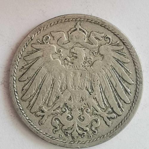 ALMANYA  1901 D   10  PFENNIG