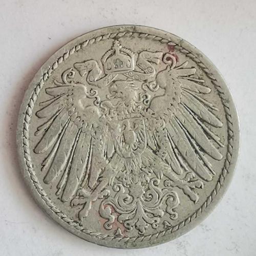 ALMANYA  1911 A     5    PFENNIG