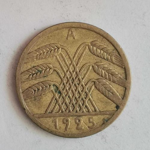 ALMANYA  1925 A     10    PFENNIG