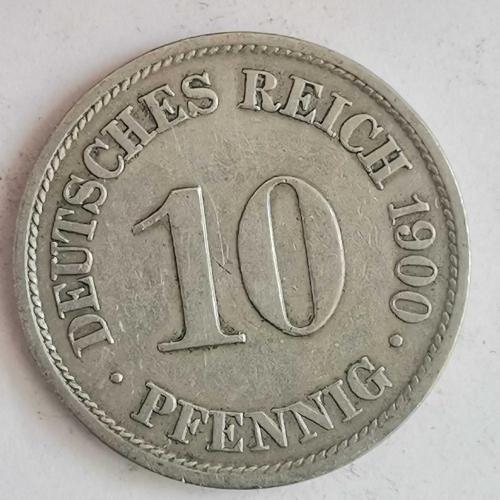 ALMANYA  1900  A     10    PFENNIG