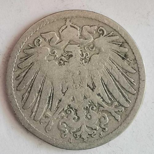 ALMANYA  1893 J    10    PFENNIG