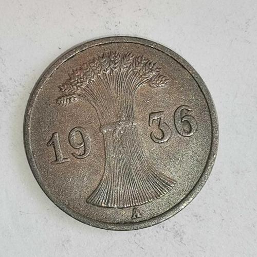 ALMANYA  1936  A    1  PFENNIG