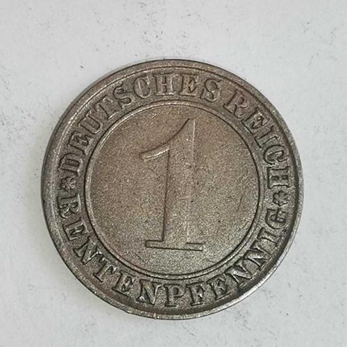 ALMANYA  1924 A    1  PFENNIG