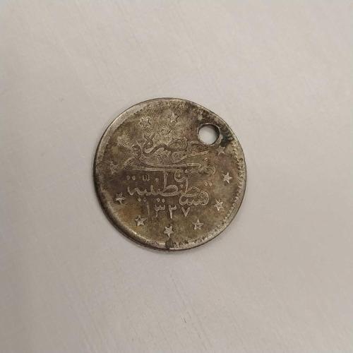 Osmanlı Reşad Gümüş 2 Kuruş 1327