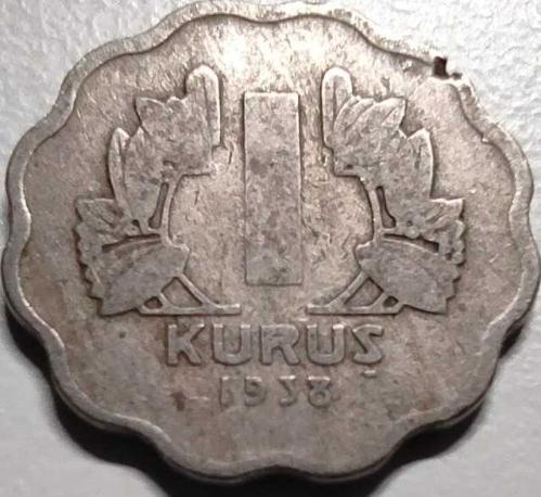 Türkiye Cumhuriyeti 1 Kuruş 1938 - Nadirlik 