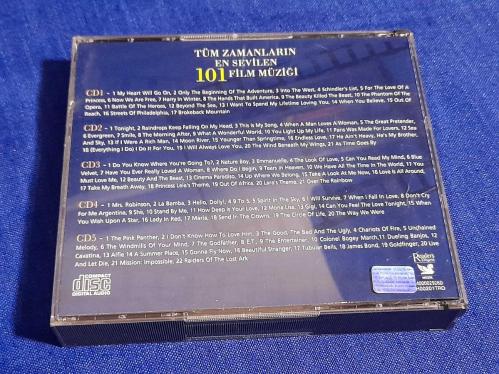 101 FILM MÜZİĞİ SOUNDTRACK MÜZİK CD  ( 5 CD )