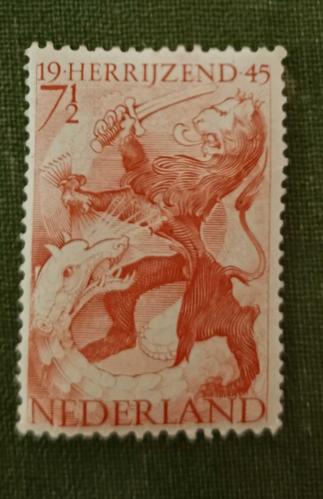LOT.8 » Hollanda 1945 _ Damgasız tek pul tam seri
