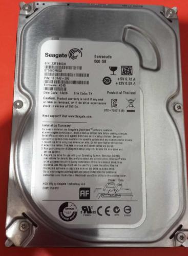 Seagate 500 GB 3.5” SATA Hard Disk (Sağlık 100 , 7200RPM ile hızlı , Sorunsuz , İkinci El)
