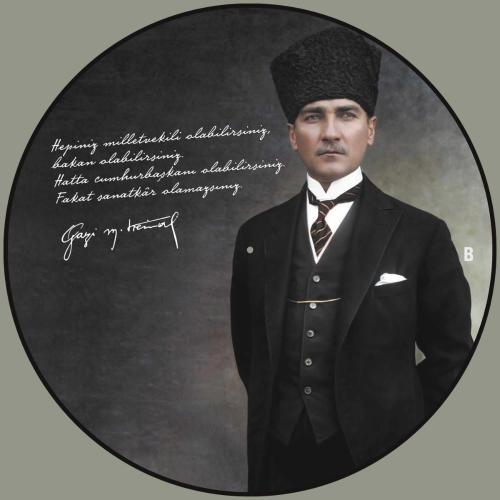 PLAK - Atatürk'ün Sevdiği Şarkılar - Solist: Ertan Sert (Numaralı Picture Plak)