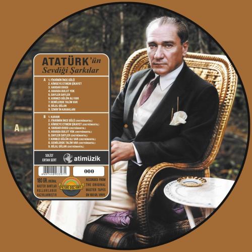 PLAK - Atatürk'ün Sevdiği Şarkılar - Solist: Ertan Sert (Numaralı Picture Plak)