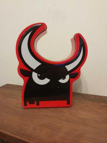 Badtoro Boğa Figürlü Metal Kutu