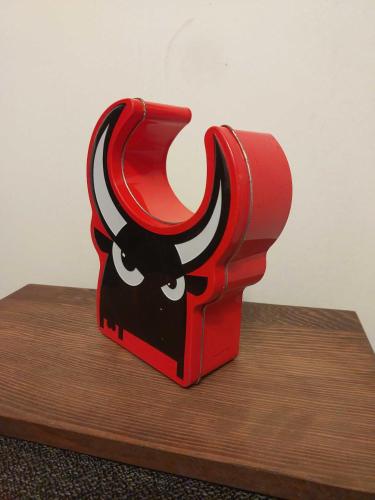 Badtoro Boğa Figürlü Metal Kutu