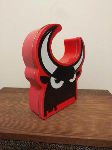 Badtoro Boğa Figürlü Metal Kutu