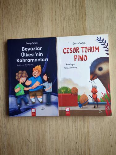 SERAP ŞAHİN KİTAPLARI - CESUR TOHUM PİNO - BEYAZLAR ÜLKESİ'NİN KAHRAMANLARI ( 2 KİTAP )