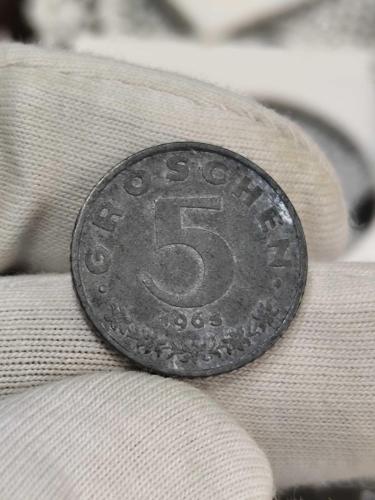 Avusturya 1965 Yılı 5 Groschen