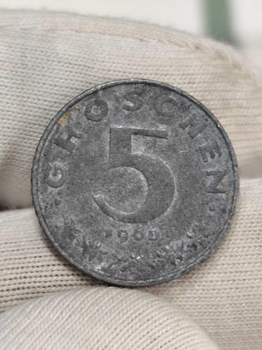 Avusturya 1968 Yılı 5 Groschen