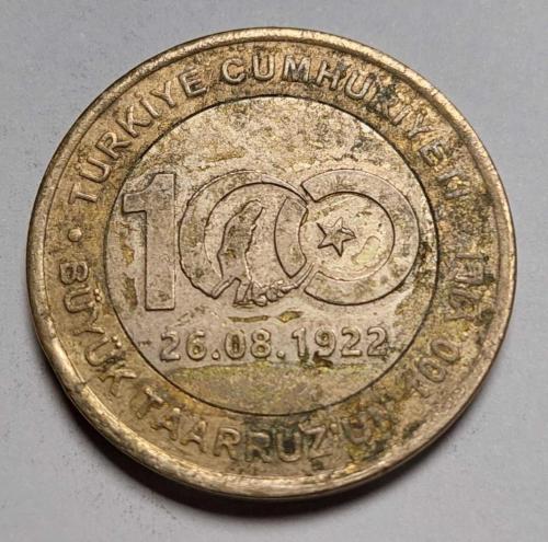 Büyük Taarruz'un 100. Yılı Hatıra 1 Lira #871