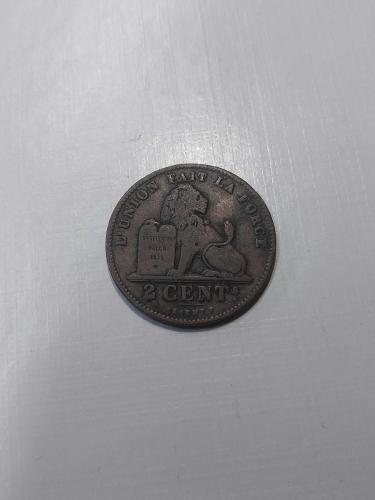 1902 Belçika 2 Cent