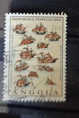 Portekiz Sömürgesi Angola _ damgalı pul