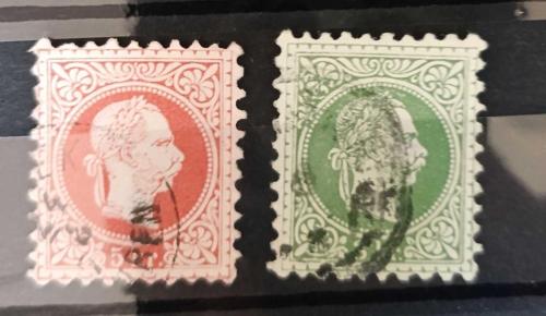 Avusturya Macaristan İmparatorluğu 1867_1874 Franz Joseph_ damgalı pullar