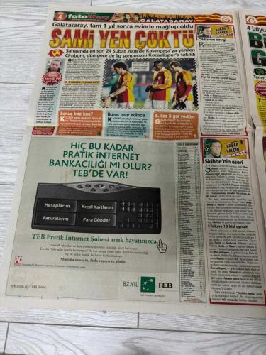 FOTOMAÇ SPOR GAZETESİ - TURKISH NEWSPAPER - DOĞUM GÜNÜ HEDİYESİ  - EKSİKSİZ TAM TAKIM GAZETE- 23 ŞUBAT 2009 SAYI:9 – EMRECİKSİN CARLOS VEDERSON GÖKHAN AZİZ YILDIRIM ALİ KOÇ NEŞET YALÇIN VOLKAN BALLI SEMİH LUGANO JUAN FIGER DEIVID VOLKAN DEMİREL SELÇUK ŞAHİN JOSICO MALDONADO ALİ BİLGİN İLHAN CAN GÜRHAN ROBERTO CARLOS KLEBER – EMRECİKSİN’E ŞANS DOĞDU FENERCELL İÇİN İLK ADIM BURAYA KADAR O EN KÖTÜ SEZONU KİMSEYE PARA YOK LUGANO’YU İKNA TURU NE YAZDILAR ELEBAŞI ALEX ARTIK BİTMİŞTİR 50 MİLYON EURO ÇÖPE GİTTİ KADIKÖY’DE LEFTER DE OYNAR BU KADRO DEFOLUDUR İŞİMİZ ŞİMDİ DAHA ZOR ALEX’E DESTEK GELDİ – FENERBAHÇE SİVASSPOR GENÇLERBİRLİĞİ HACETTEPE ARSENAL BAYERN MÜNİH – FENERBAHÇE 7-0 HACETTEPE FENERBAHÇE 0-1 GENÇLERBİRLİĞİ