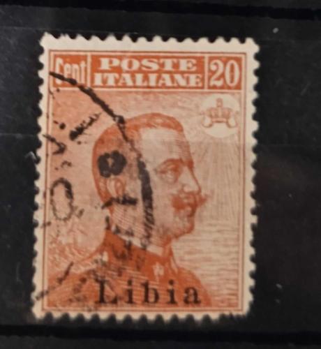 İtalyan işgalindeki LIBYA (1912) _ damgalı