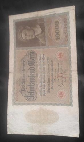 LOT.18 » 100 SENELİK - D REİCH KAĞIT PARALAR 5 ADET -100-10000-10000-1000 REİCH MARK-5 MİLYAR RM