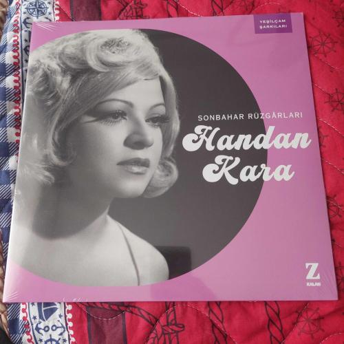 Handan kara sonbahar rüzgarları lp plak ambalajında