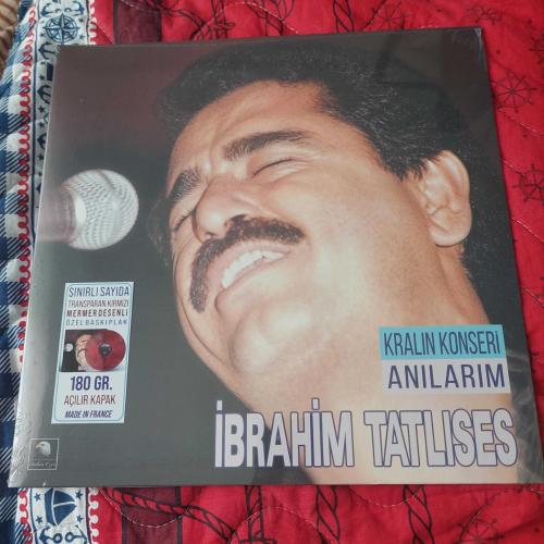 İbrahim tatlıses kralın konseri anılarım made in france sınırlı sayıda lp plak ambalajında