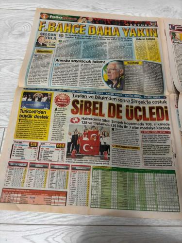FOTOMAÇ SPOR GAZETESİ - TURKISH NEWSPAPER - DOĞUM GÜNÜ HEDİYESİ  - EKSİKSİZ TAM TAKIM GAZETE- 9 NİSAN 2009 SAYI:46 – FARUK SÜREN ALİ ŞEN ADNAN POLAT BÜLENT KORKMAZ LINCOLN ADNAN SEZGİN ÜMİT KARAN MILAN BAROS HARRY KEWELL EMRE AŞIK YAŞAR YILDIZ FIRAT AYDINUS BAHATTİN DURAN TARIK ONGUN ABDULLAH YILMAZ MUHSİN YAZICIOĞLU RENE VANDEREYCKEN ERIC GERETS – BAŞKANLARDAN DERBİ YORUMU ÜMİT KARAN KULÜBEYE LINCOLN’DEN SÖZ 110 BİN DOLAR CEZA BİLETLER KISA SÜREDE BİTTİ NONDA KULÜP ARIYOR KOD ADI HİLAL TOP AYDINUS’TA DERSİMİ ALDIM DOSTLUK KAPISI OLDU BAROS’A MİLLİ ŞOK GERETS DEĞERE BİNDİ F.BAHÇE PROVASI BENİM İÇİN ÖZEL – GALATASARAY FENERBAHÇE GAZİANTEPSPOR BEYLERBEYİ ÇEK CUMHURİYETİ SLOVAKYA BELÇİKA
