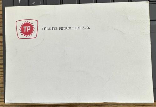 Osmanlı Gravür TP Türkiye Petrolleri eski kartpostal