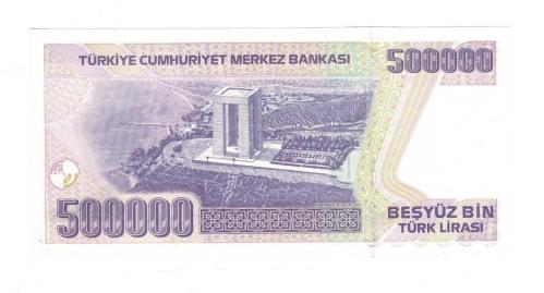 7.Emisyon 4.Tertip 500.000 Türk Lirası Seri L83 - ÇİL TCK10329