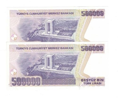 7.Emisyon 4.Tertip 500.000 Türk Lirası *Seri Takipli K55*- ÇİL TCK10330