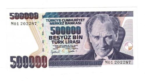 7.Emisyon 4.Tertip 500.000 Türk Lirası Seri M01 - ÇİL TCK10332