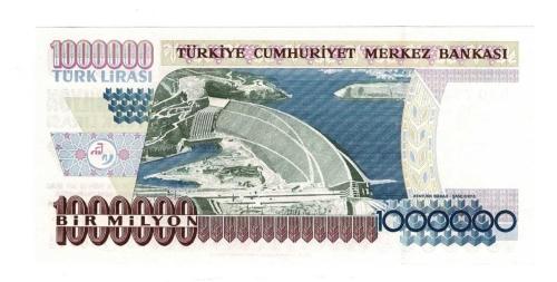 7.Emisyon 2.Tertip 1.000.000 Türk Lirası Seri N39 - ÇİL TCK10333
