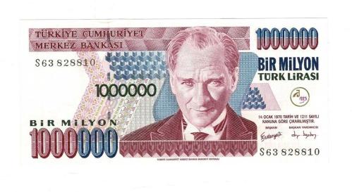 7.Emisyon 3.Tertip 1.000.000 Türk Lirası Seri S63 - ÇİL TCK10334